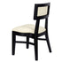 Chivari Black ToughWood™ Tessera Dining Chair with Ivory Vinyl Seat and Back CTWBIV-ZG-SO