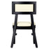 Chivari Black ToughWood™ Tessera Dining Chair with Ivory Vinyl Seat and Back CTWBIV-ZG-SO