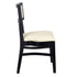 Chivari Black ToughWood™ Tessera Dining Chair with Ivory Vinyl Seat and Back CTWBIV-ZG-SO