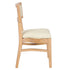 Chivari Natural ToughWood™ Tessera Dining Chair with Ivory Vinyl Seat and Vinyl Back CTWNIV-ZG-SO