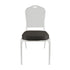 Chivari Black Fabrric with Gold Dots 2.5" Cushion for Crown, Dome and Square Banquet Chairs CUSH-BNQ-BFGD-ZF