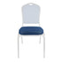 Chivari Navy Blue Fabric 2.5" Cushion for Crown, Dome and Square Banquet Chairs CUSH-BNQ-BLUF-ZF