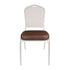 Chivari Brown Vinyl 2.5" Cushion for Crown, Dome and Square Banquet Chairs CUSH-BNQ-BRV-ZF