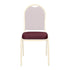 Chivari Burgundy Fabric Pattern 2.5" Cushion for Crown, Dome and Square Banquet Chairs CUSH-BNQ-BUFP-ZF