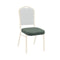 Chivari Green Fabric Pattern 2.5" Cushion for Crown, Dome and Square Banquet Chairs CUSH-BNQ-GPF-ZF