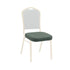 Chivari Green Fabric Pattern 2.5" Cushion for Crown, Dome and Square Banquet Chairs CUSH-BNQ-GPF-ZF