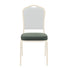 Chivari Green Fabric Pattern 2.5" Cushion for Crown, Dome and Square Banquet Chairs CUSH-BNQ-GPF-ZF