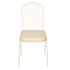 Chivari Ivory Vinyl Replacement 2.5" Cushion for Crown, Dome and Square Banquet Chairs CUSH-BNQ-IV-ZF