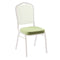 Chivari Sage Green Fabric 2.5" Cushion for Crown, Dome and Square Banquet Chairs CUSH-BNQ-SGF-ZF