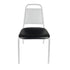 Chivari Black Vinyl Replacement 1.5" Cushion for Trapezoid Banquet Chair CUSH-BNQ-TRP-BV