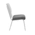 Chivari Gray 18.5" Fabric Church Chair Seat Cushion Replacement CUSH-CH18STGR-ZF