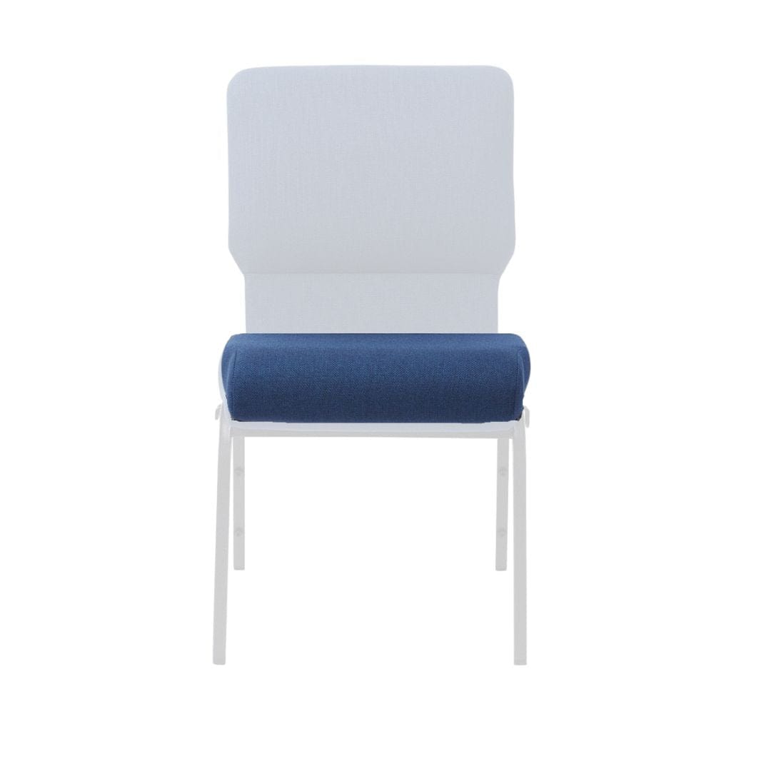 Chivari Indigo 18.5" Fabric Church Chair Seat Cushion Replacement CUSH-CH18STIM-ZF