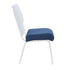 Chivari Indigo 20.5" Fabric Church Chair Replacement Seat Cushion CUSH-CH20BKIM-ZF