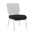 Chivari Black Fabric 20.5" Church Chair Replacement Seat Cushion CUSH-CH20STB-ZF