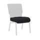 Chivari Black Fabric 20.5" Church Chair Replacement Seat Cushion CUSH-CH20STB-ZF