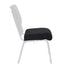 Chivari Black Fabric 20.5" Church Chair Replacement Seat Cushion CUSH-CH20STB-ZF