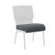 Chivari Dark Gray Fabric 20.5" Church Chair Replacement Seat Cushion CUSH-CH20STDGR-ZF