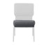 Chivari Dark Gray Fabric 20.5" Church Chair Replacement Seat Cushion CUSH-CH20STDGR-ZF