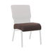 Chivari Espresso Fabric 20.5" Church Chair Replacement Seat Cushion CUSH-CH20STE-ZF
