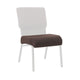 Chivari Espresso Fabric 20.5" Church Chair Replacement Seat Cushion CUSH-CH20STE-ZF