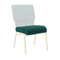 Chivari Green Fabric 20.5" Church Chair Replacement Seat Cushion CUSH-CH20STGN-ZF