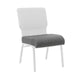 Chivari Gray Fabric 20.5" Church Chair Replacement Seat Cushion CUSH-CH20STGR-ZF