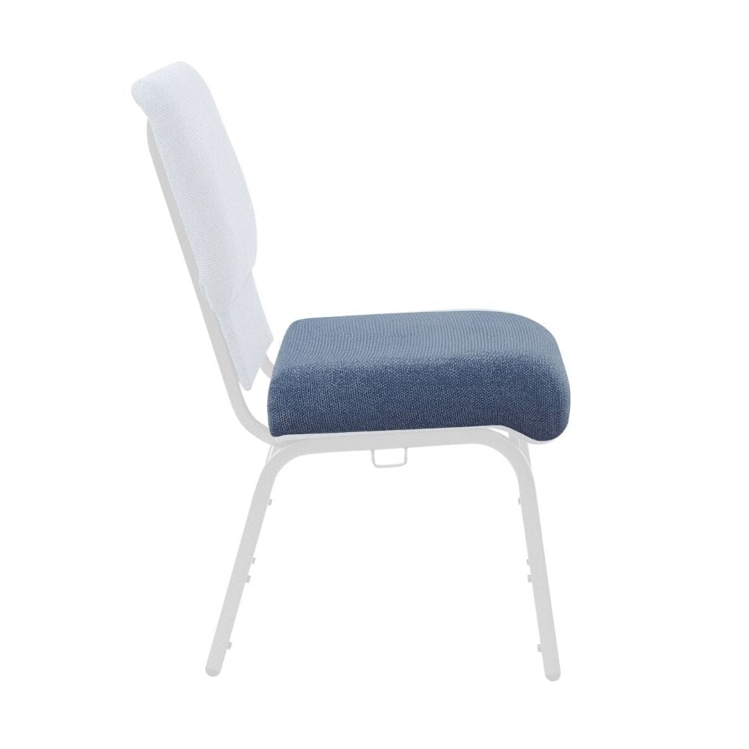 Chivari Light Blue 20.5" Church Chair Replacement Seat Cushion CUSH-CH20STLBL-ZF
