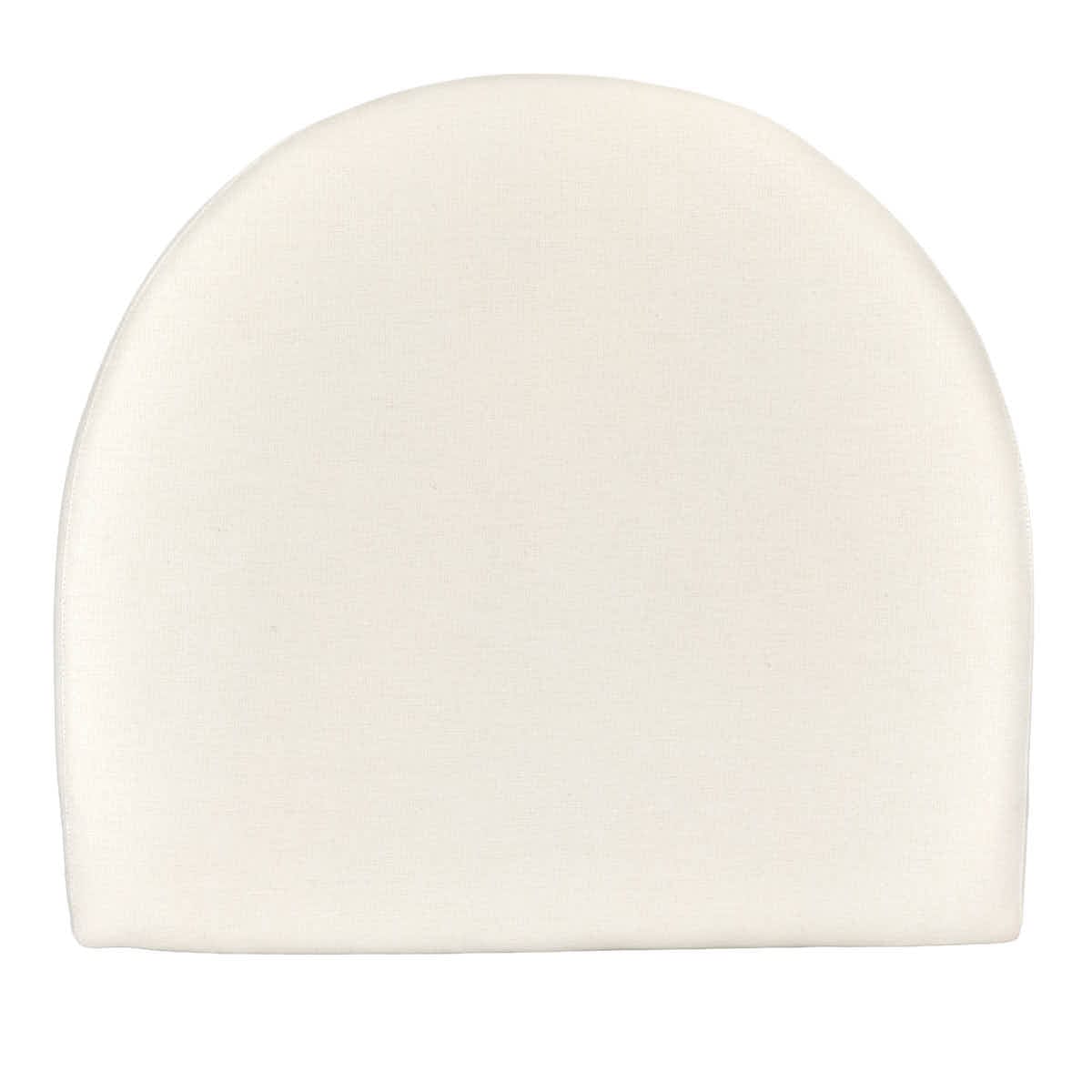 Chivari White Fabric Cushion for Hampton Chair CUSH-HPTN-WHIF-ZG