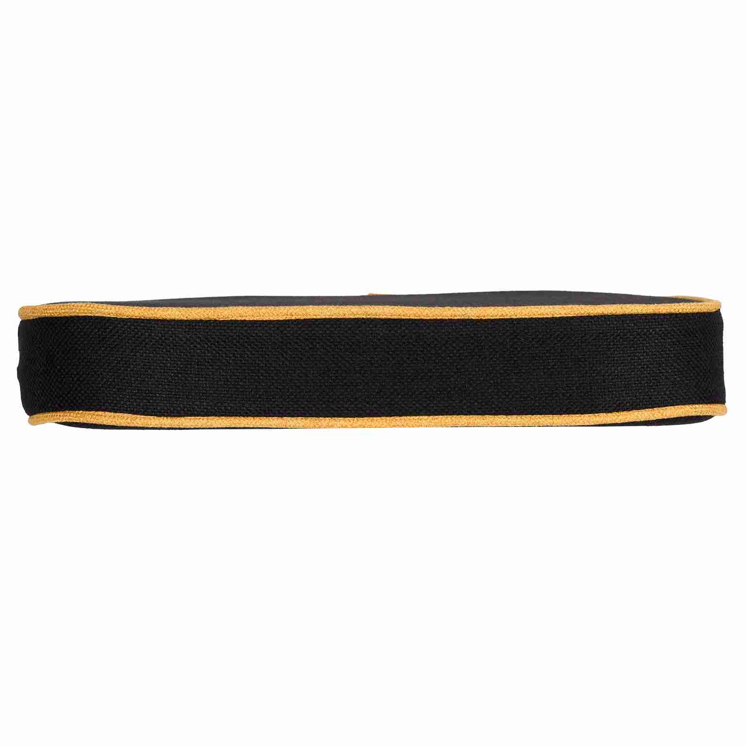 Chivari Black with Gold Piping 2.5