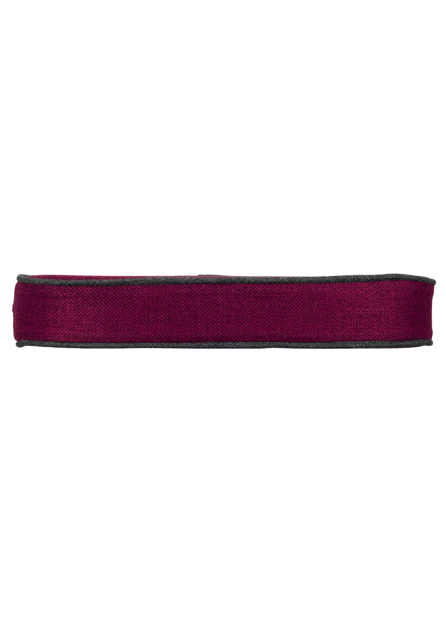 Chivari Burgundy with Dark Gray Piping 2.5