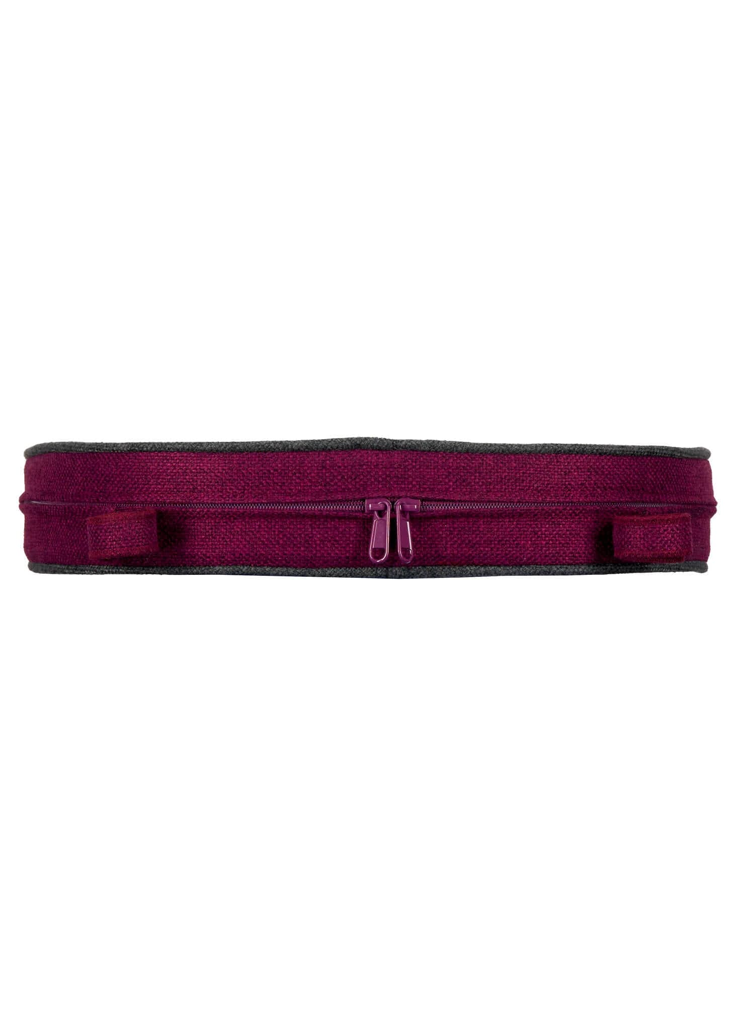 Chivari Burgundy with Dark Gray Piping 2.5