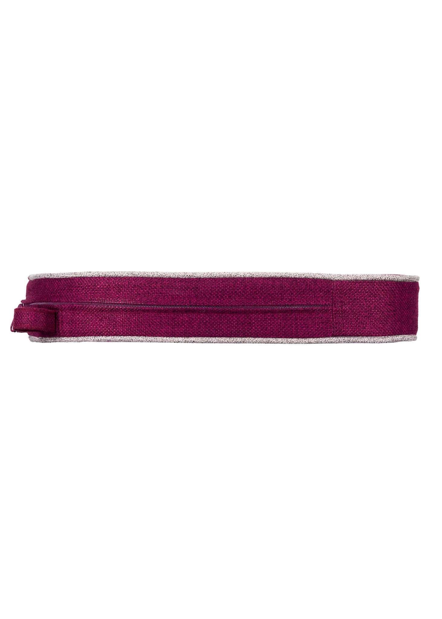 Chivari Burgundy with Gray Piping 2.5