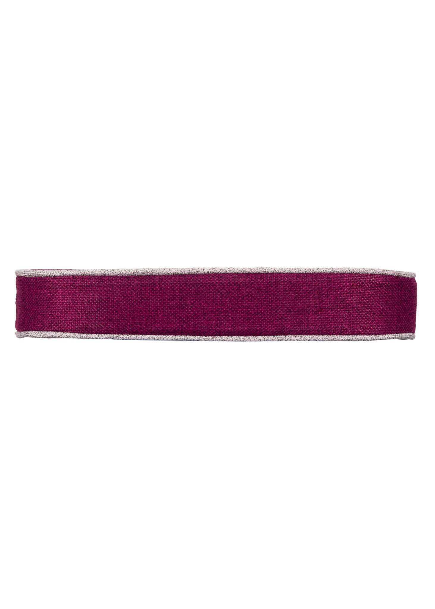 Chivari Burgundy with Gray Piping 2.5