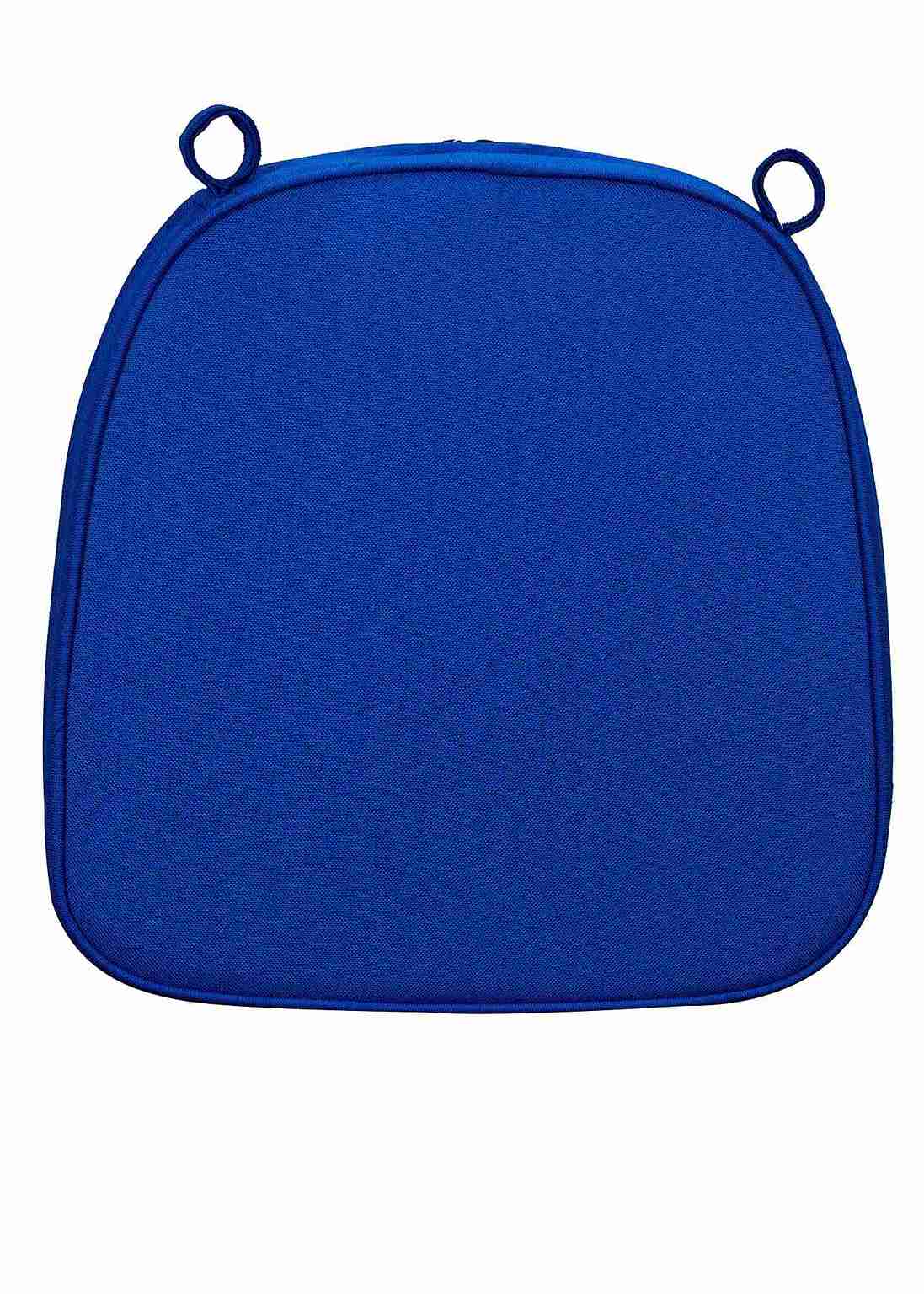 Chivari Royal Blue with Royal Blue Piping 2.5" Thick Chair Cushion - World's Best Cushions CUSHBST-BLBL-AX-T