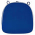 Chivari Royal Blue with White Piping 2.5" Thick Chair Cushion - World's Best Cushions CUSHBST-BLW-AX-T