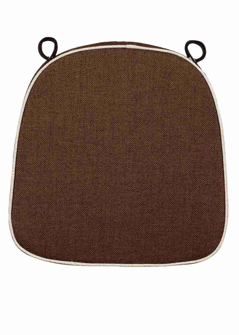 Chivari Dark Brown with Beige Piping 2.5