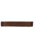 Chivari Dark Brown with Beige Piping 2.5" Thick Chair Cushion - World's Best Cushions CUSHBST-CBR-AX-T