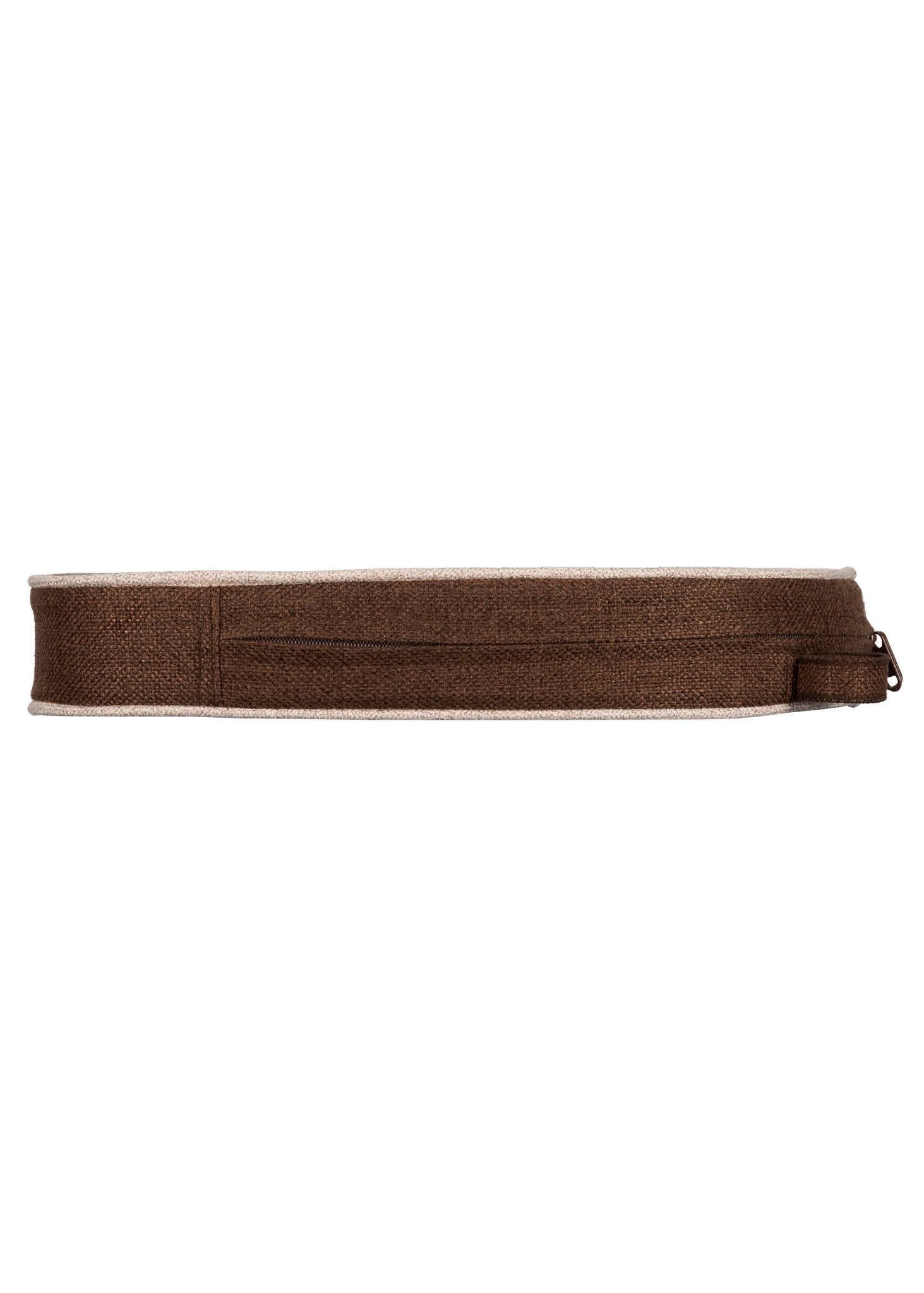 Chivari Dark Brown with Beige Piping 2.5