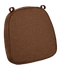 Chivari Dark Brown with Dark Brown Piping 2.5" Thick Chair Cushion - World's Best Cushions CUSHBST-CC-AX-T