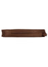 Chivari Dark Brown with Dark Brown Piping 2.5" Thick Chair Cushion - World's Best Cushions CUSHBST-CC-AX-T