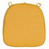Chivari Gold with Gold Piping 2.5" Thick Chair Cushion - World's Best Cushions CUSHBST-GG-AX-T