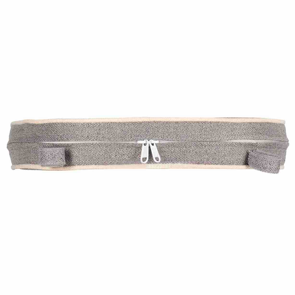 Chivari Gray with Ivory Piping 2.5