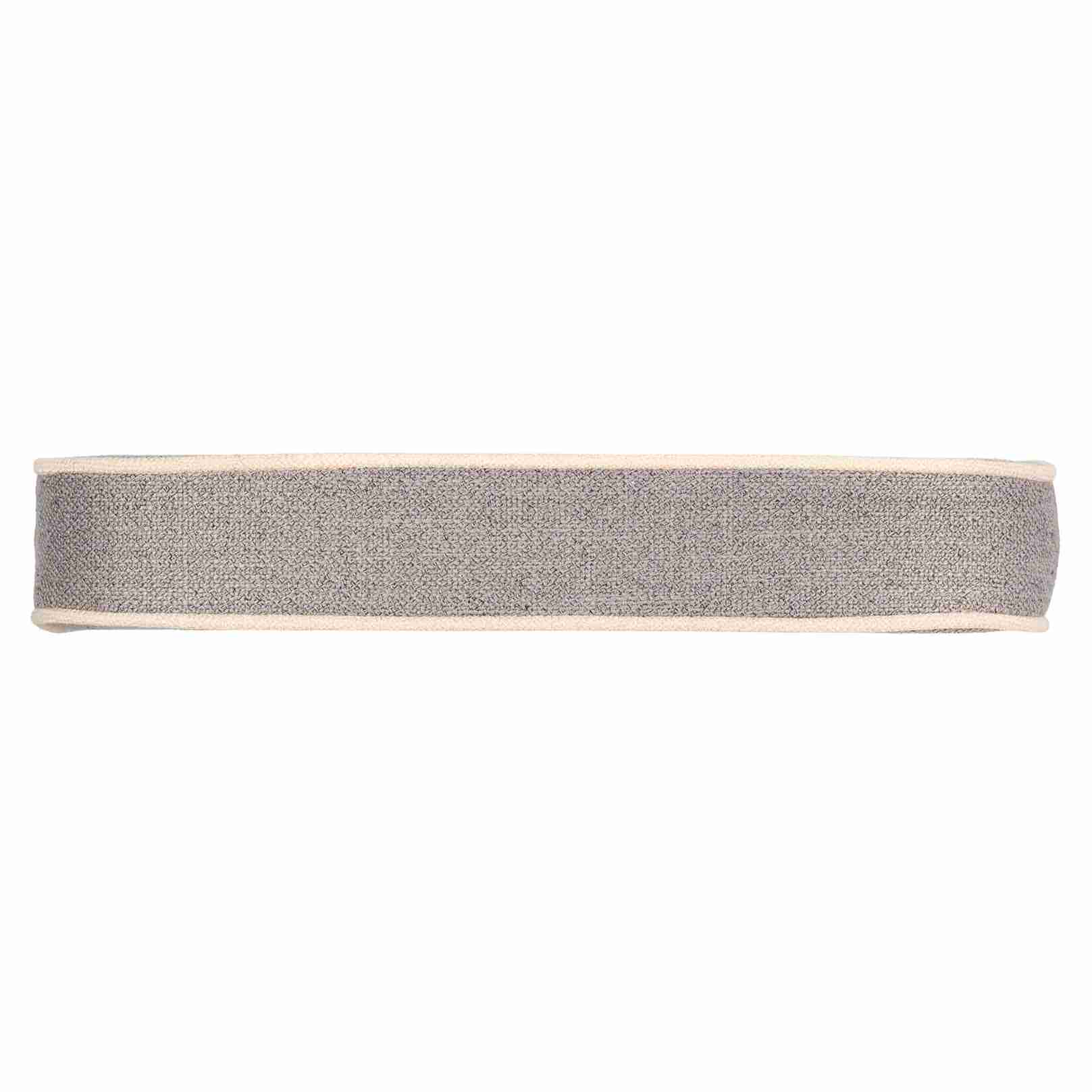 Chivari Gray with Ivory Piping 2.5" Thick Chair Cushion - World's Best Cushions CUSHBST-GRI-AX-T