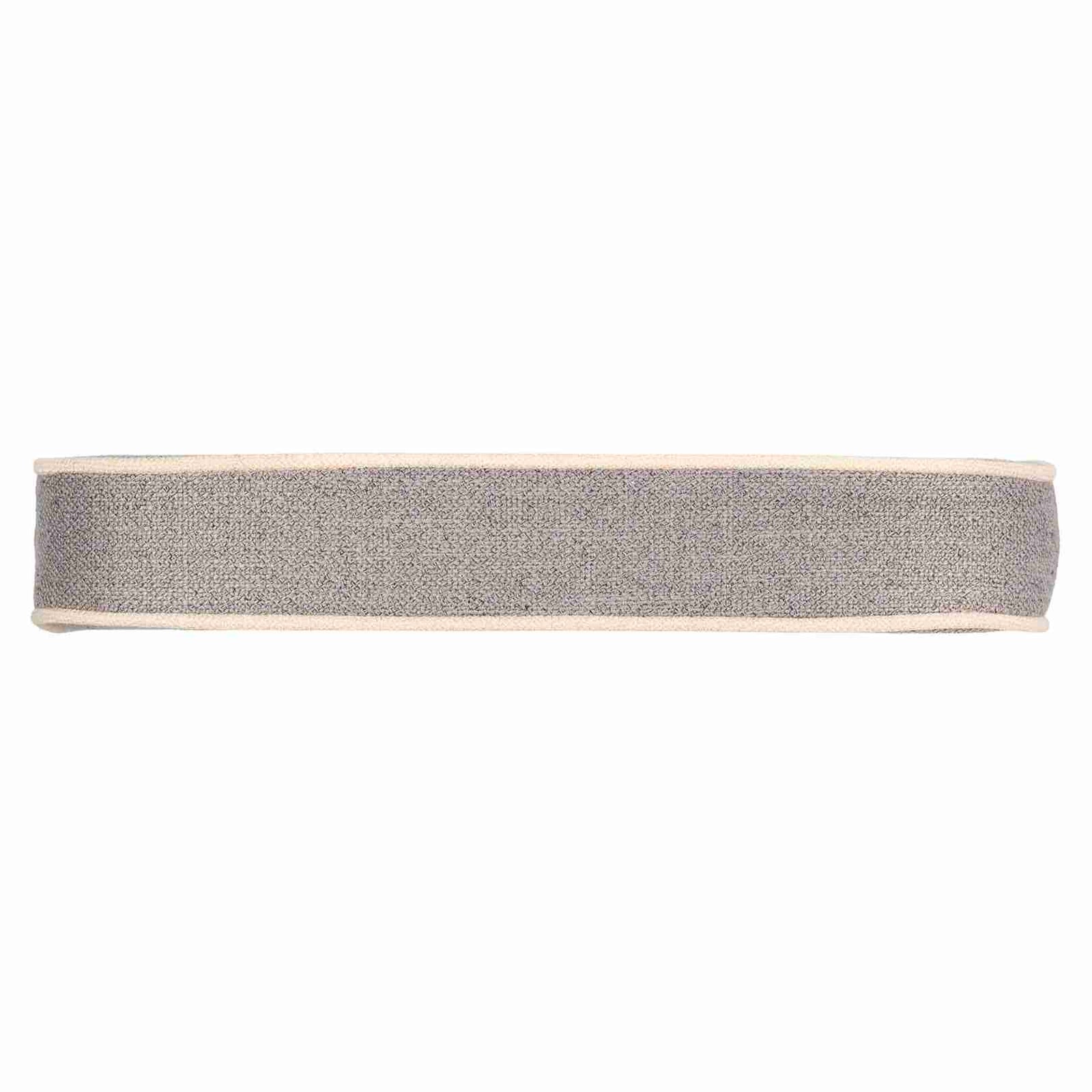 Chivari Gray with Ivory Piping 2.5