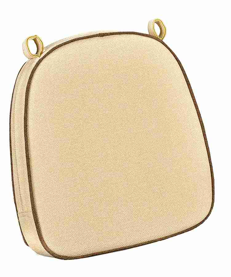 Chivari Ivory with Brown Piping 2.5