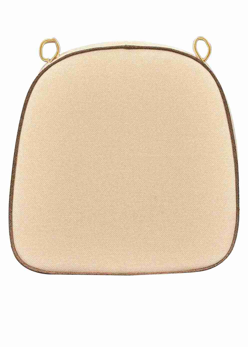 Chivari Ivory with Brown Piping 2.5