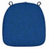 Chivari Navy Blue with Navy Blue Piping 2.5" Thick Chair Cushion - World's Best Cushions CUSHBST-NBNB-AX-T