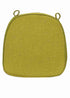 Chivari Olive with Olive Piping 2.5" Thick Chair Cushion - World's Best Cushions CUSHBST-OO-AX-T