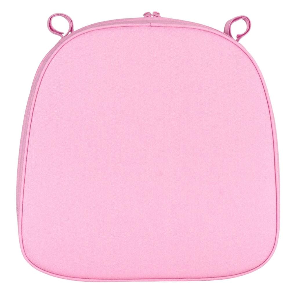 Chivari Pink with Pink Piping 2.5" Thick Chair Cushion - World's Best Cushions CUSHBST-PP-AX-T