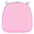 Chivari Pink with Pink Piping 2.5" Thick Chair Cushion - World's Best Cushions CUSHBST-PP-AX-T